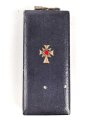 Verleihungsetui zum Ehrenkreuz der Deutschen Mutter in gold. Hersteller Zimmermann Pforzheim, Schiesst nicht