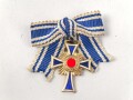 Miniatur 23mm zum Ehrenkreuz der Deutschen Mutter in gold. Sehr guter Zustand