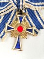 Miniatur 23mm zum Ehrenkreuz der Deutschen Mutter in gold. Sehr guter Zustand
