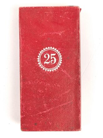 Etui zum Treudienst Ehrenzeichen für 25 Jahre.