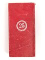 Etui zum Treudienst Ehrenzeichen für 25 Jahre.