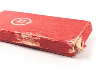 Etui zum Treudienst Ehrenzeichen für 25 Jahre. Hersteller Roman Palme Gablonz