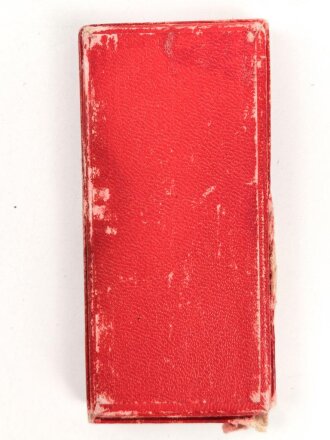 Etui zum Treudienst Ehrenzeichen für 25 Jahre. Hersteller Roman Palme Gablonz