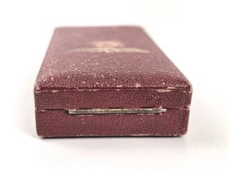 Etui für die Medaille zur Erinnerung an den 1. Oktober 1938 (Anschluss Sudetenland). Entnazifiziert