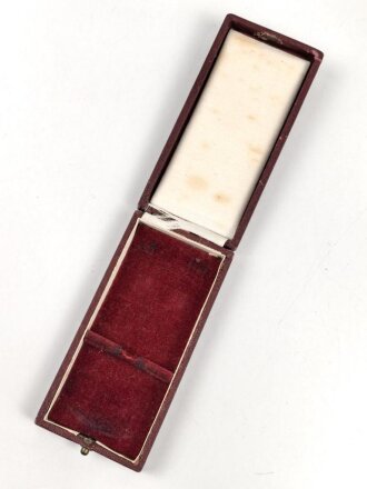 Etui für die Medaille zur Erinnerung an den 1. Oktober 1938 (Anschluss Sudetenland). Entnazifiziert