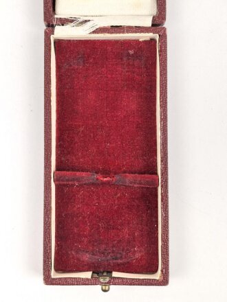 Etui für die Medaille zur Erinnerung an den 1. Oktober 1938 (Anschluss Sudetenland). Entnazifiziert