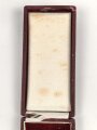 Etui für die Medaille zur Erinnerung an den 1. Oktober 1938 (Anschluss Sudetenland). Entnazifiziert