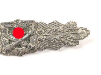 Nahkampfspange in silber, Hersteller Juncker Berlin, wohl guter Bodenfund