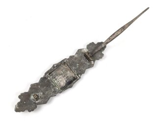 Nahkampfspange in silber, Hersteller Juncker Berlin, wohl guter Bodenfund