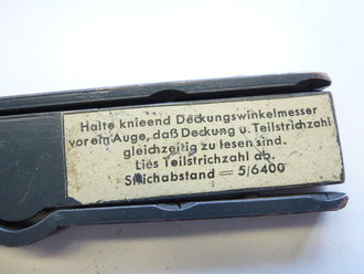 Deckungswinkelmesser Wehrmacht, seltene Variante ohne...