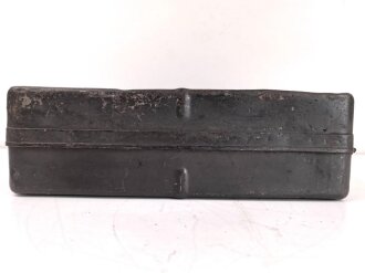 Wehrmacht Transportkasten für 3,7cm Flak 18 Patronen. Originallack, ungereinigtes Stück