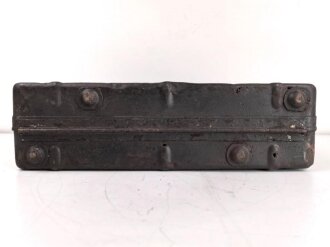 Wehrmacht Transportkasten für 3,7cm Flak 18 Patronen. Originallack, ungereinigtes Stück