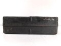 Wehrmacht Transportkasten für 3,7cm Flak 18 Patronen. Originallack, ungereinigtes Stück