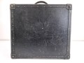 U.S. Army, Transportkasten höchstwahrscheinlich aus der Zeit des 2. Weltkrieg. Sc hwarz überlackiertes Stück, 39 x 43 x 19,5cm