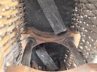 Transportkorb Wehrmacht für Kartuschen leichte Feldhaubitze 18, ungereinigtes Stück