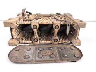 Transportkorb Wehrmacht für Kartuschen leichte Feldhaubitze 18, ungereinigtes Stück
