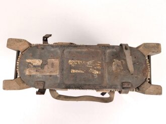 Transportkorb Wehrmacht für Kartuschen leichte Feldhaubitze 18, ungereinigtes Stück