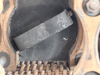 Transportkorb Wehrmacht für Kartuschen leichte Feldhaubitze 18, ungereinigtes Stück