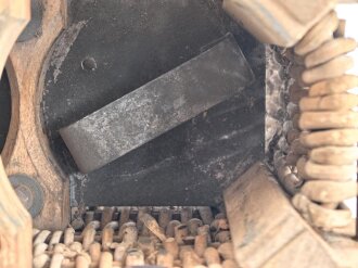 Transportkorb Wehrmacht für Kartuschen leichte Feldhaubitze 18, ungereinigtes Stück