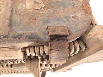 Transportkorb Wehrmacht für Kartuschen leichte Feldhaubitze 18, ungereinigtes Stück