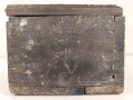 Transportkasten " Kartusche schweres Infanterie Gesc hütz 33 für 15cm Stielgranate 42"  Originallack, ungereinigt