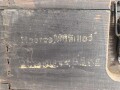 Transportkasten " Kartusche schweres Infanterie Gesc hütz 33 für 15cm Stielgranate 42"  Originallack, ungereinigt