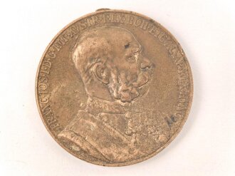 k.u.k. Österreich, Jubiläumsmedaille 1898 " Signum Memoriae"  bronze , ohne Bandöse