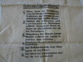 Hülle zum Sanitätspack für Flugzeuge datiert 1943, seltenes Originalstück