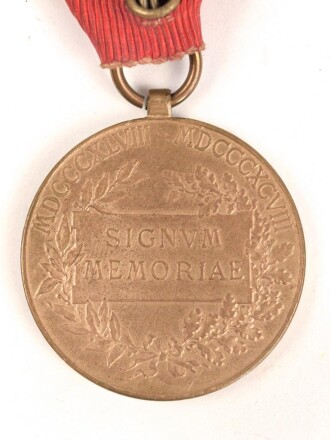 k.u.k. Österreich, Jubiläumsmedaille 1898 " Signum Memoriae"  bronze, an Dreiecksband