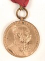 k.u.k. Österreich, Jubiläumsmedaille 1898 " Signum Memoriae"  bronze, an Dreiecksband