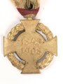 k.u.k. Österreich, Jubiläumskreuz 1908, bronze vergoldet, am Dreiecksband