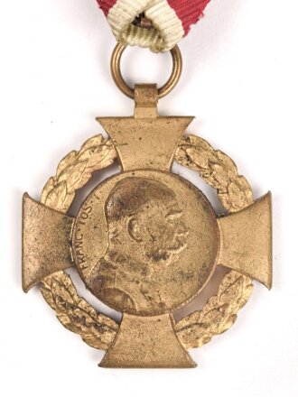 k.u.k. Österreich, Jubiläumskreuz 1908, bronze...