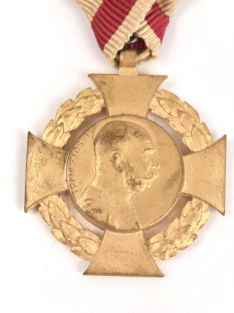 k.u.k. Österreich, Jubiläumskreuz 1908, bronze...