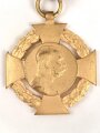 k.u.k. Österreich, Jubiläumskreuz 1908, bronze vergoldet, am Dreiecksband