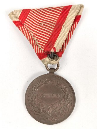 k.u.k. Österreich, bronzene Tapferkeitsmedaille 1916, Kaiser Karl, an Dreiecksbandl