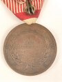 k.u.k. Österreich, bronzene Tapferkeitsmedaille , Franz Joseph I., an Dreiecksband