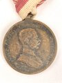k.u.k. Österreich, bronzene Tapferkeitsmedaille , Franz Joseph I., an Dreiecksband