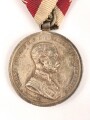 k.u.k. Österreich, kleine silberneTapferkeitsmedaille , Franz Joseph I., an Dreiecksband