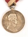 k.u.k. Österreich, kleine silberne Tapferkeitsmedaille 1916, Kaiser Karl, an Dreiecksband