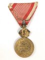 k.u.k. Österreich, Bronzene Militärverdienstmedaille "Signum Laudis" , Franz Joseph I. , an Dreiecksband