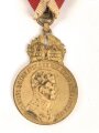 k.u.k. Österreich, Bronzene Militärverdienstmedaille "Signum Laudis" , 1916, Kaiser Karl , an Dreiecksband
