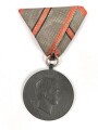 k.u.k. Österreich, Verwundetenmadaille 1916 Kaiser Karl, an Dreiecksband