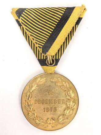 k.u.k. Österreich, Kriegsmedaille 1873, an Dreiecksband