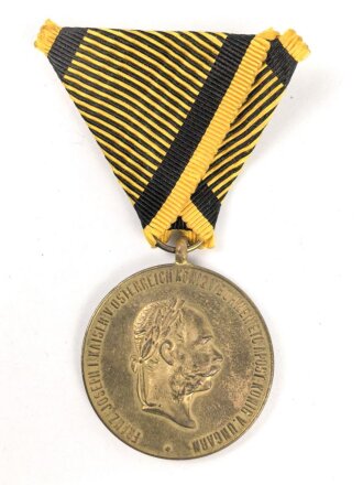 k.u.k. Österreich, Kriegsmedaille 1873, an Dreiecksband