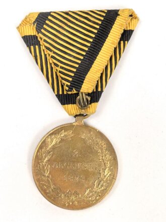k.u.k. Österreich, Kriegsmedaille 1873, an Dreiecksband