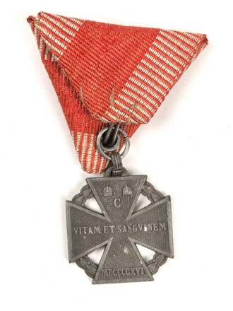 k.u.k. Österreich, Kaiser Karl Truppenkreuz 1916, am Dreiecksband