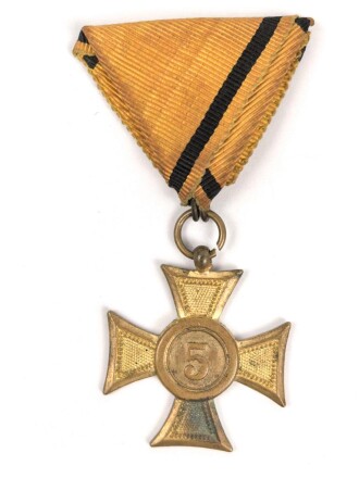 Österreich 1. Republik ( 1919–1934 )  Militärdienstzeichen für 5 Jahre, an Dreiecksband