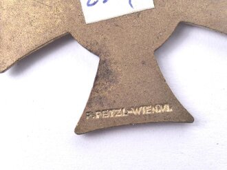 Österreich 1. Republik ( 1919–1934 )  Militärdienstzeichen für 5 Jahre, an Dreiecksband