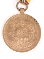 Österreich 1. Republik ( 1919–1934 )  Feuerwehr- und Rettungsmedaille 25 Jahre, an Dreiecksband