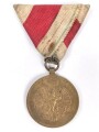 Österreich 1. Republik ( 1919–1934 )  Erinnerungsmedaille für die Landesverteidigung von Tirol 1914-1918, an Dreiecksband